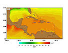 SST (Sea Surface Temperatures) - November. / &copy;: http://www.rsmas.miami.edu