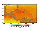 SST (Sea Surface Temperatures) - October. / &copy;: http://www.rsmas.miami.edu
