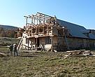 New natural winter home for Maramures cows almost complete