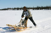 A dog musher at the biannual winter festival. / ©: Tonje Folkestad / ©: Tonje Folkestad