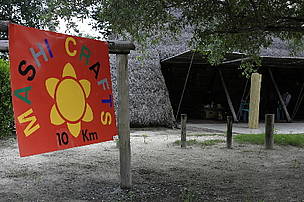 Mashi Crafts centre near Kongola, Mayuni Conservancy, East Caprivi, Namibia. The Mashi Craft centre ... / ©: WWF-Canon / Folke WULF Mashi Crafts centre near Kongola, Mayuni Conservancy, East Caprivi, Namibia. The Mashi Craft centre ... / ©: WWF-Canon / Folke WULF