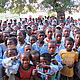 Students enthralled by the Vazaha! © WWF / Derek Ludlow