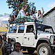 My teammates arriving on the jeep © WWF / Derek Ludlow