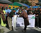Flagging off the campaign 
