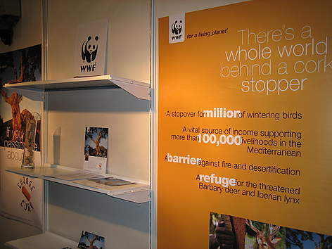 WWF at the London International Wines and Spirits Fair, one of the major wine trade events worldwide / ©: WWF-Mediterranean / Chantal MENARD / ©: WWF-Mediterranean / Chantal MENARD