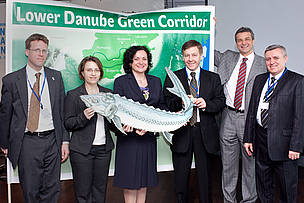 Ministers of the four countries celebrate the 10th anniversary along with ICPDR and WWF.