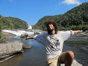 Sergio in the forest of Vohimary Nord. / ©: WWF / Sergio Rejado Albaina / ©: WWF / Sergio Rejado Albaina