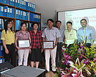 Admission ceremony in WWF-Vietnam office