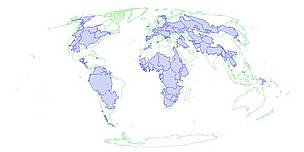 International River Basins of the world / ©: Wolf, A., J. Natharius, J. Danielson, B. Ward, and J. Pender. 1999. International River Basins of the World, International Journal of Water Resources Development 15(4) 387-427. Transboundary river basins cover almost half of the earth's surface. / ©: Wolf, A., J. Natharius, J. Danielson, B. Ward, and J. Pender. 1999. International River Basins of the World, International Journal of Water Resources Development 15(4) 387-427.