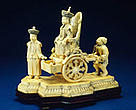 Carved ivory continue to make popular and expensive gifts.