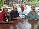  / &copy;: Jagdeo CR PW LL at poolside mtg[2]-by Bruce Cabarle