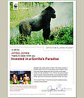 Invest in a Gorilla's Paradise for someone and receive a personalized certificate / ©: WWF / ©: WWF