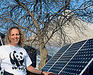 Jennifer Morgan shows off the benefits of renewable energy