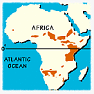Giraffe Map. / ©: WWF Giraffe Map. / ©: WWF
