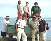 WWF personnel, pictured here on the shores of the Kosi Lakes, recently visited the KZN Turtle ... / ©: WWF-Canon / Richard McLellan WWF personnel, pictured here on the shores of the Kosi Lakes, recently visited the KZN Turtle ... / ©: WWF-Canon / Richard McLellan