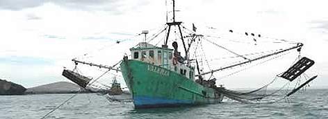 Shrimp fishing boat, Gulf of California, Mexico. / ©: WWF-Canon / Gustavo YBARRA Shrimp fishing boat, Gulf of California, Mexico. rel=