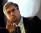 WWF International Director General discusses the global ecological footprint at the launch of the 2006 Living Planet Report. Beijing, China.