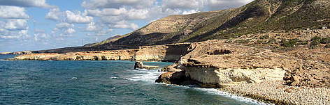 The coastline of the Green Mountain, Eastern Region of Libya / ©: A..Pomè - WWF Mediterranean The coastline of the Green Mountain, Eastern Region of Libya rel=
