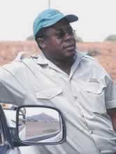 Vitalis Florry, manager of the Torra Conservancy's game guides. / ©: WWF-Canon / Jan Vertefeuille Vitalis Florry, manager of the Torra Conservancy's game guides. / ©: WWF-Canon / Jan Vertefeuille