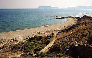 Sekana beach, a loggerhead turtle nesting area purchased by WWF-Greece to protect turtle eggs and ... / ©: WWF-Canon / Michel Gunther / ©: WWF-Canon / Michel Gunther