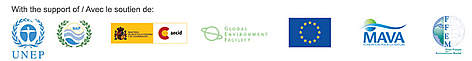 Logos of donors of the MedPAN South Projects / ©: WWF Logos of donors of the MedPAN South Projects / ©: WWF