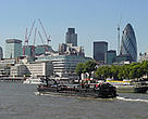 The 'One Planet Living' concept is aimed at building flagship sustainable communities around the world, including in London’s Thames Gateway. Thames River, London.