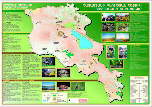 Map on PAs of Armenia / ©: WWF Armenia Map on PAs of Armenia / ©: WWF Armenia