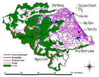 Detailed map of the project area showing roads, rivers and protected areas - please click to ... / &copy;: WWF