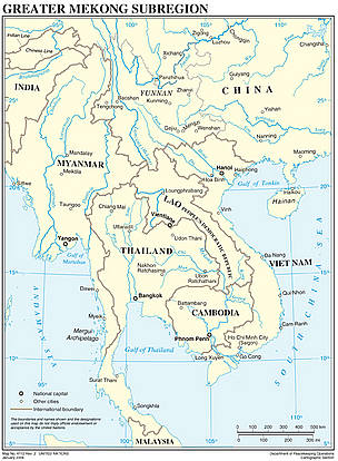 Countries of the Greater Mekong Region / &copy;: UN Department of Peacekeeping Operations Cartographic Section