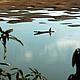 Fishing at dusk on the Mekong river, Laos © Michele Depraz