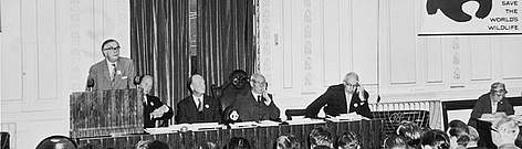 Public meeting at The Royal Society of Arts in London, on the 26th of September 1961 to announce ... / ©: WWF Intl. / WWF-Canon rel=