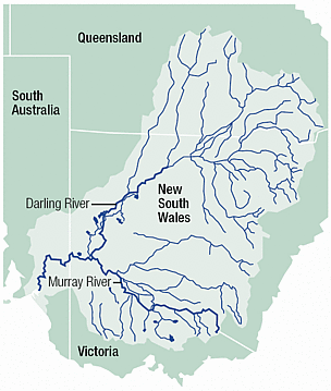 Map of the Murray Darling basin / ©: WWF / ©: WWF