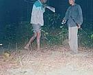 Poachers caught in camera-trap
