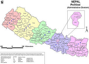Political & Administrative divisions in Nepal / ©: WWF Nepal / ©: WWF Nepal