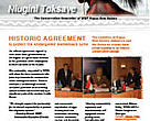 Toksave newsletter cover, October 2006