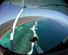 Aerial view of the Ningaloo coral reef.