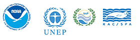 The CB programme is implemented with the technical support of the National Oceanic and Atmospheric ... / ©: WWF Mediterranean Logos NOAA RAC SPA / ©: WWF Mediterranean
