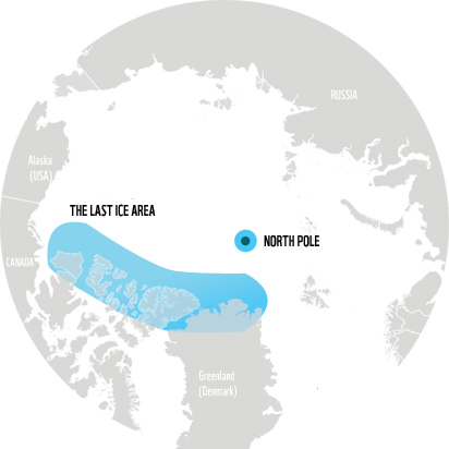 WWF - Arctic map, the last sea ice