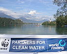 The clean water message was everywhere at the globally televised event thanks to the recent partnership between WWF and FISA, the World Rowing Federation. 