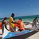 Volunteering team getting ready for a sailing trip to the next village © WWF / Emelie Norhagen