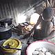 A child making mokari “rise pancakes” © WWF / Emelie Norhagen
