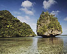 Island nation leaders attending a meeting of the Convention on Biological Diversity announced conservation commitments to protect the future of their islands. Mushroom Islands, Palau.