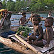 Curious villagers surround the film crew in Papua New Guinea during the filming of the IMAX® 3D film Under the Sea 3D. © 2008 Drew Fellman used with permission by Warner Bros. Entertainment Inc.