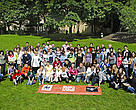 The participants in this year's European Schools for a Living Planet project. 