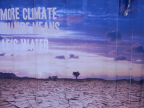 Posters from Durban climate conference.   rel=