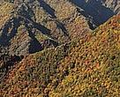 People hiking in Central Balkan National Park, Bulgaria.