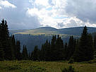 Perelik peak, Rhodopes mountains, Bulgaria, Natura 2000 site, in danger of a huge new ski resort / &copy;: Save Rodopa