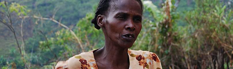 Madame Philomène, Tsaratanana village, near Vondrozo. / ©: WWF-MWIOPO / ©: WWF-MWIOPO