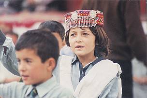 Young children in Pakistan. The author was going to school in the seventies.