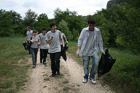 WWF's National Day of the Nature Parks, Rusenski Lom, Bulgaria, 23 May 2009 / &copy;: Rusenski Lom Nature Park archive